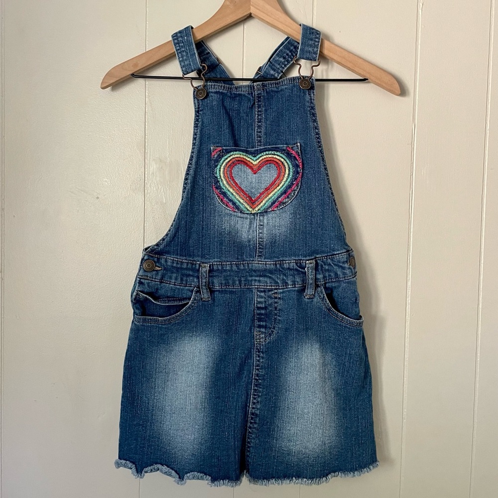Children’s jean dress overalls